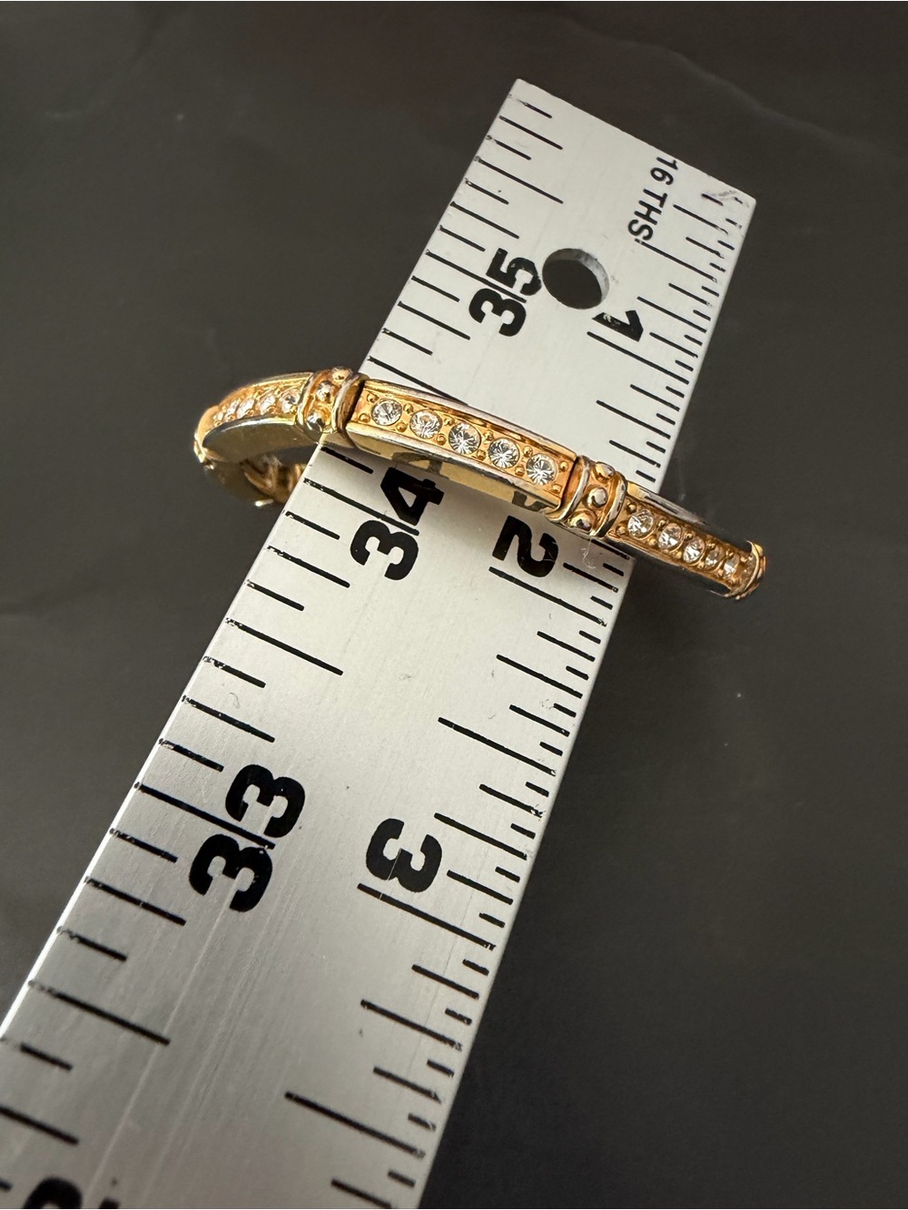 Women's Gold-Tone Stretch Bracelet - Picture 2 of 2